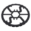 キャプテンスタッグ(CAPTAIN STAG) アウトドア ゴトク サポート ミニ五徳 ブラック 日本製 UF-39 送料無料