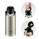 スケーター(Skater) ハンドル付 ステンレス ダイレクトボトル 1000ml 水筒 マグボトル シルバー STD10H-A 送料無料(3)