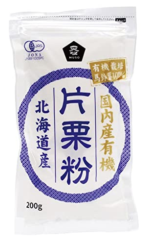ムソー 国内産有機片栗粉 200g x4個セット 送料無料