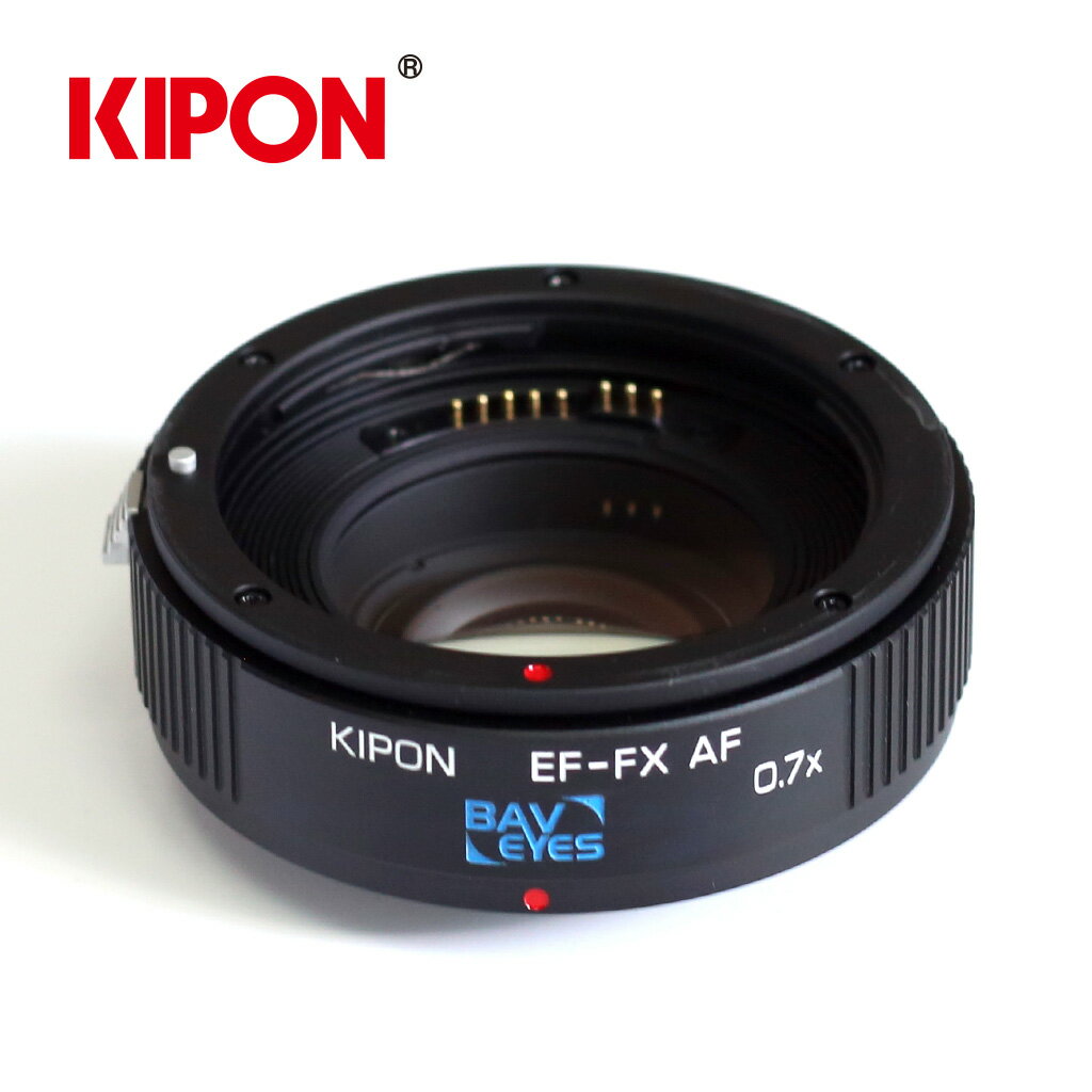 KIPON キポン Baveyes EF-FX AF 0.7X レンズ側：キヤノンEF ボディ側：フジフイルムX 三脚座付き