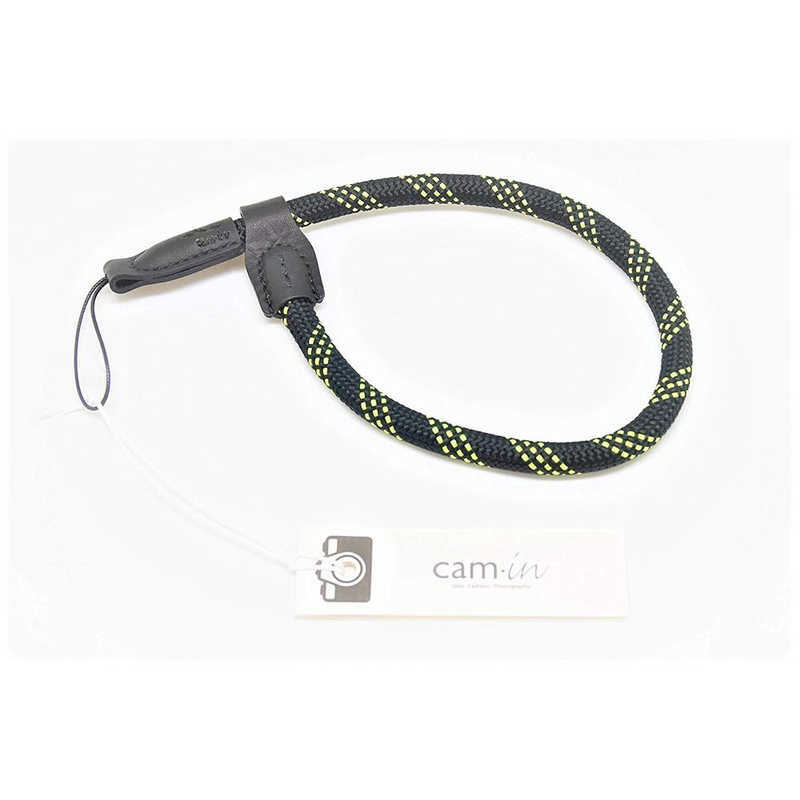 Cam-in カムイン カメラストラップ 黒/黄色 DWS-00205