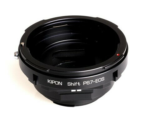 KIPON キポン SHIFT PENTAX67-EOSマウントアダプター 対応レンズ：ペンタックス67 対応ボディ：キャノンEF アオリ(シフト)機構搭載