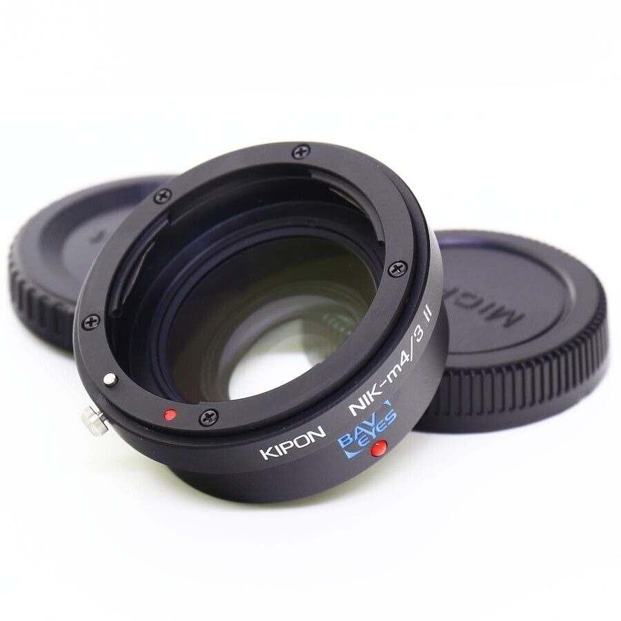 KIPON キポン Baveyes NIKON-M4/3 0.7X MARK 2 マウントアダプター 対応レンズ：NIKON Fマウントレンズー対応ボディ：マイクロフォーサーズマウント 2