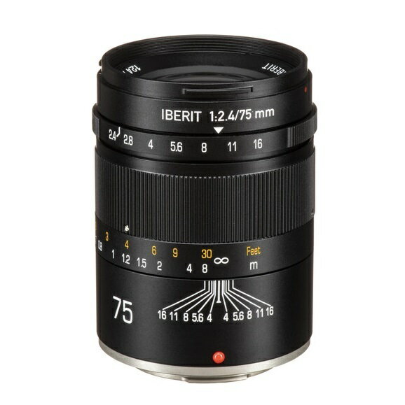 KIPON キポン IBERIT 75mm f/2.4 レンズ for FUJIFILM X BK ブラック