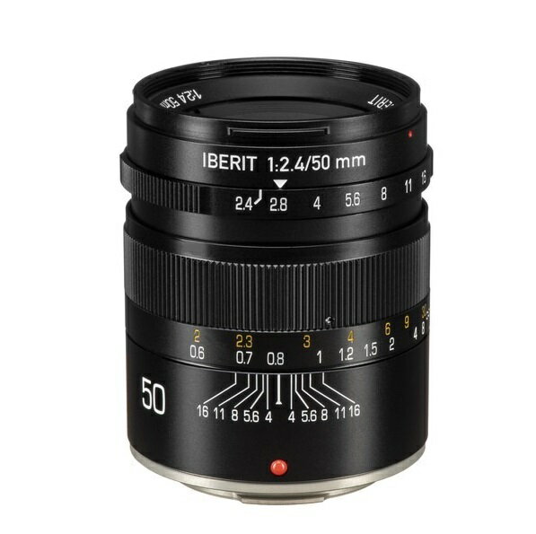 KIPON キポン IBERIT 50mm f/2.4 レンズ for FUJIFILM X BK ブラック 富士フィルム Xマウント