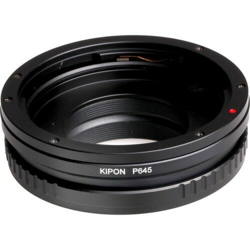 KIPON キポン P645-NIKON F対応レンズ：ペンタックス645マウントレンズー対応ボディ：ニコンFマウント 対応レンズ：Pentax 645マウントレンズ対応ボディ：Nikon F 対応レンズは、Pentax 645マウントレンズ です対応カメラ本体は、Nikon Fマウントのカメラです素材には上質なアルミ、真鍮を使用しており、軽くて丈夫な作りになっています後玉の大きなレンズは装着できない可能性があります全てのレンズとの取り付けを保証するものではございません。レンズとの相性もございます※生産ロットによりマウントアダプターのデザインが写真と異なる場合があります※お客様のモニター等の環境にて掲載写真とのお色が異なる場合がございます 2