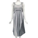 極美品 レア ISSEY MIYAKE イッセイミヤケ ノースリーブ プリーツ ワンピース 立体デザイン IM21FH119