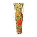 極美品 ISSEY MIYAKE イッセイミヤケ PLEATS PLEASE プリーツプリーズ プリーツ加工 牡丹 花柄 フラワー 総柄 フレンチスリーブ ワン...