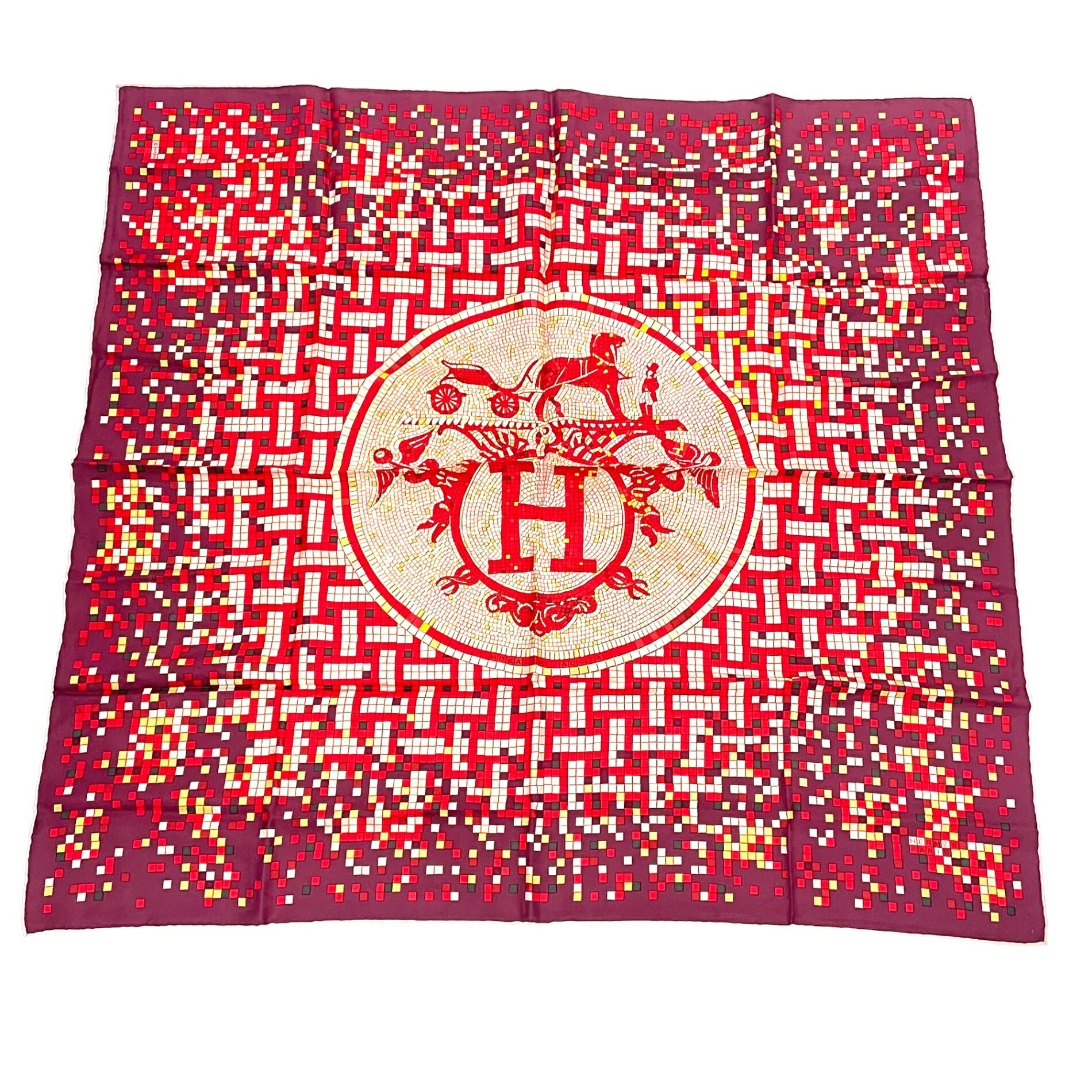 楽天市場】HERMES エルメス スカーフ カレ90 シルク 赤 中古 楽天市場】HERMES エルメス スカーフ カレ90 シルク 赤 中古