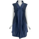 極美品 PLEATS PLEASE ISSEY MIYAKE プリーツプリーズ イッセイミヤケ IM63FE004 ワンピース サイズ2 ネイビー