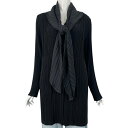 レア 極美品 ISSEY MIYAKE イッセイミヤケ PLEATS PLEASE プリーツプリーズ カーディガン トップス サイズ2 ブラック