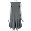 極美品 FOXEY NEWYORK フォクシーニューヨーク ワンピース グレー サイズ38