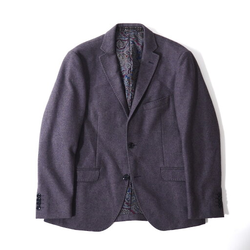 極美品 エトロ ETRO ウール カシミヤ 裏地ペイズリー ジャケット 52 パープル メンズ 正規品 5-ZG088 極美品 エトロ ETRO ウール カシミヤ 裏地ペイズリー ジャケット 52 パープル メンズ 正規品 5-ZG088