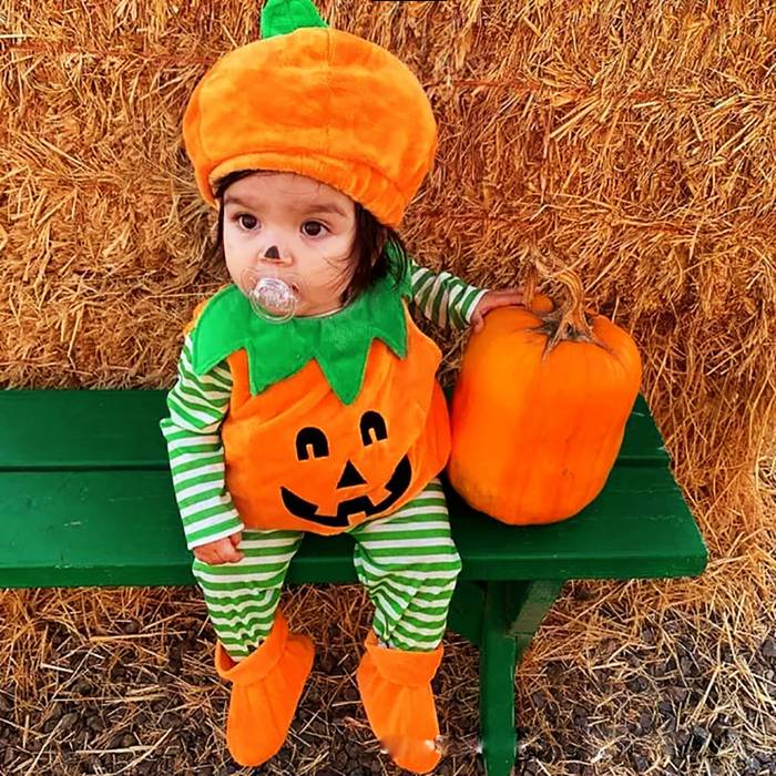 ハロウィン コスプレ 仮装 かぼちゃ 衣装 子供 ベビー キッズ 子供服 ベビー 男児 女児 新生児 赤ちゃん ハロウィン オールインワン カバーオール ジャックオーランタン キャラクター コスプレ 仮装 変身 帽子付き ベビー服 赤ちゃん 出産祝い 80cm/90cm/100cm/110cm