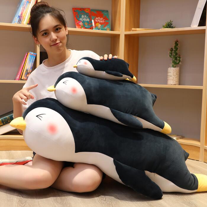 送料無料！ぬいぐるみ ペンギン penguin 可愛くて手を離れたくない！100cm プレゼント 贈り物 大きい バレンタインデー お誕生日 女性 カワイイ 抱き枕 クリスマス プレゼント ハムスター ねずみ ぬいぐるみ 動物ぬいぐるみ 彼女 ギフト 子供 クリスマスプレゼント