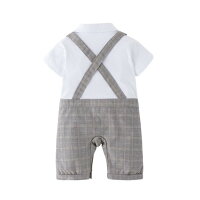 「送料無料」70/80/90/95半袖ロンパース男の子ベビースーツ男の子フォーマル男の子スーツ子供服ベビーフォーマル男の子カバーオール・ロンパース新生児幼児結婚式七五三卒園式入園式出産祝い記念日撮影/カバーオール/ロンパース