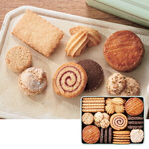 お中元　御中元　洋菓子　送料無料　≪ビスキュイテリエ ブルトンヌ≫ブルターニュ クッキーアソルティ（缶）47個入 ｜東急百貨店　（お中元　2023）のサムネイル