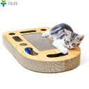 猫のおもちゃ ぐるぐる回って爪とぎ 鈴付きのボールが猫の運動不足 ストレス 解消 玩具 遊び道具 ペット 用品 条件付き送料無料