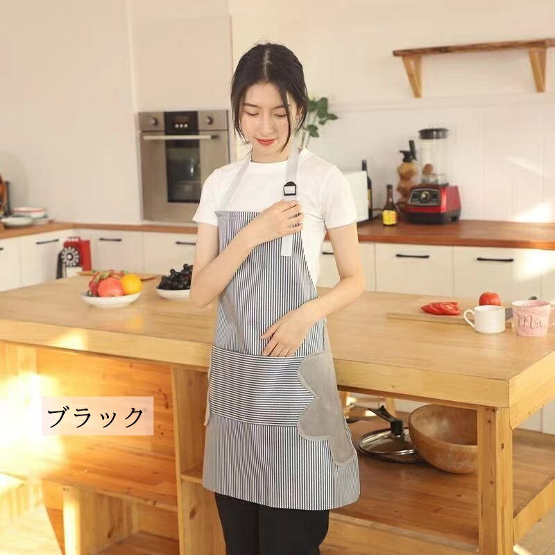 男女兼用エプロン フリーサイズ 3色 シンプルエプロン H型 カフェ風 エプロン 人気no 1 本体 女性用 仕事用 動きやすい おしゃれ 防水 首かけ自在調節 保育士 送料無料 水拭き付