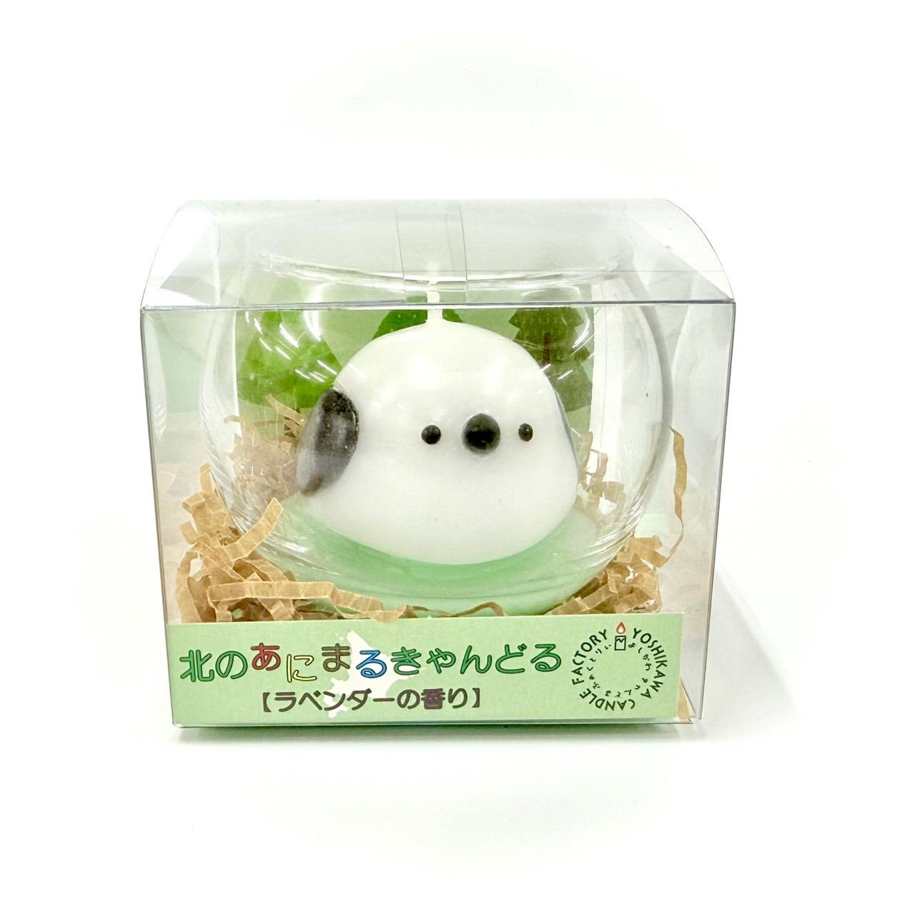 【シマエナガキャンドル】リニューアル　NEW　キャンドル シマエナガ ラベンダーの香り付き アロマキャ..