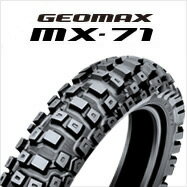 DUNLOP GEOMAX MX71　110/90-18　61M　WT　リア用　ダンロップ・MX71　競技専用レーシングタイヤ・ハード路商品番号289555※公道走行不可