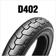 DUNLOP　D402　MU85B16　M/C　77H　TL　リア用　ダンロップ・D402　ブラックサイドウォール商品番号266441