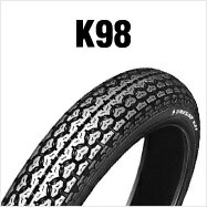 DUNLOP K98　3.00-17　6PR（50P）WT　リア用　ダンロップ・K98　商品番号124195