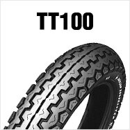 DUNLOP TT100 4.10H18 4PR TL フロント リア共用 ダンロップ TT100 商品番号126145タイヤサイズ4.10-18 Hレンジ