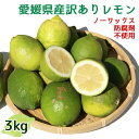 【愛媛県産】訳ありレモン3kg（サイズ無選別）【送料無料】