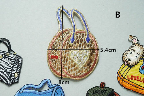 可愛い バッグ　リュック　ボストンバッグ　アップリケ　単位1枚