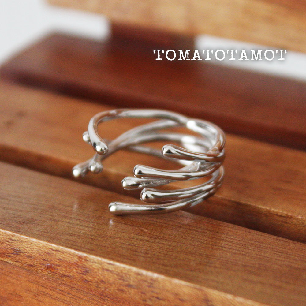 あざと系撲滅☆ニットに注意リング キレイめ女子のリング オープンリング A-306