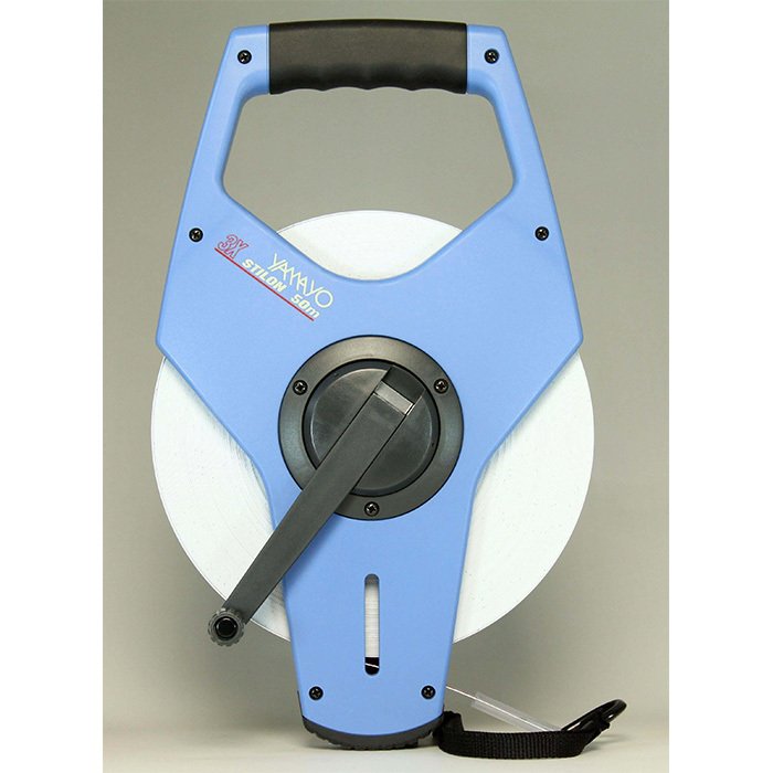 ヤマヨ測定機 ナイロンコート鋼製巻尺 サンエックススチロン NR50X