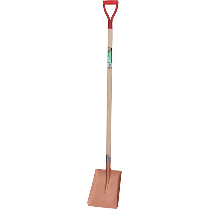 スコップ 日工 トンボ印 ロング柄 ショベル グリップ柄 角 全長1600mm 園芸 シャベル
