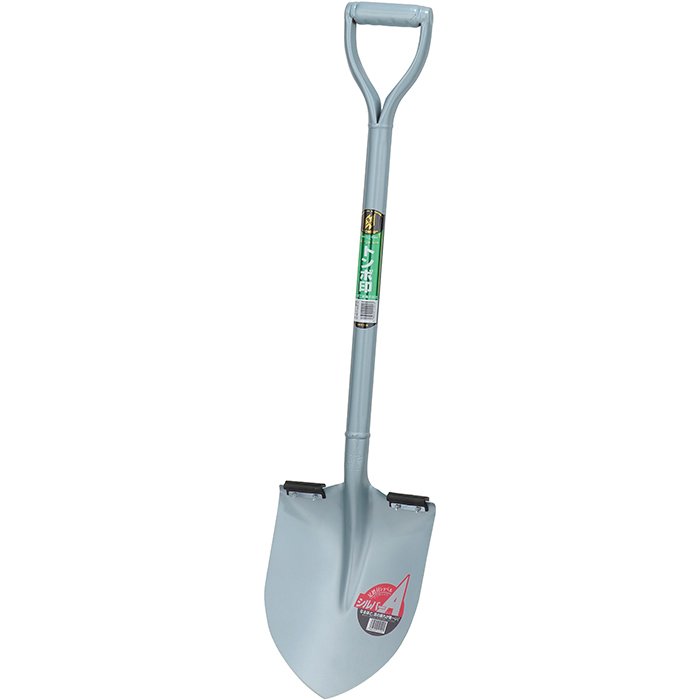 スコップ 日工 トンボ印 シルバーエース（丸・足踏付） 園芸 シャベル
