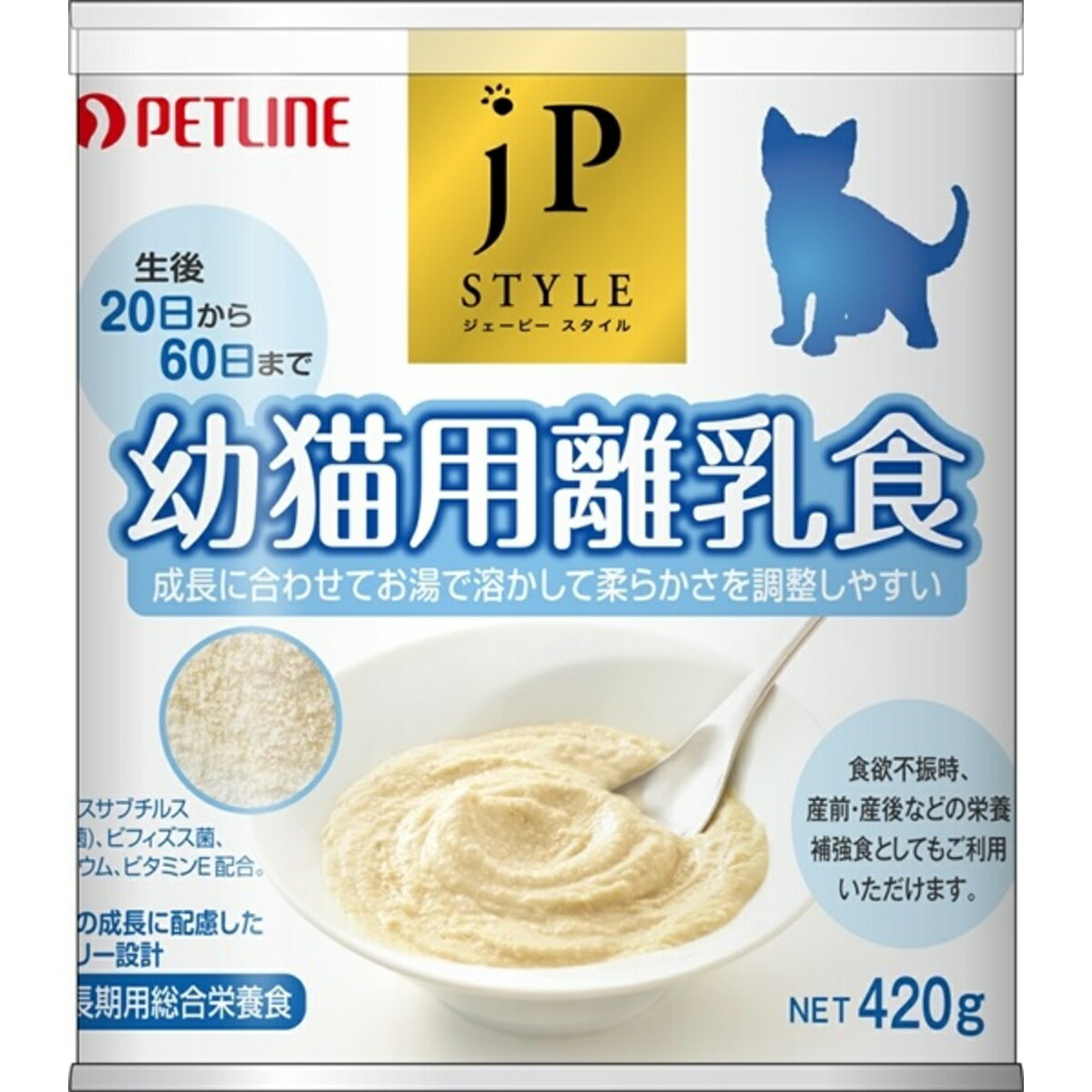 【お取寄せ品】 ペットライン JPスタイル 幼猫用 離乳食 猫用 420g×24入