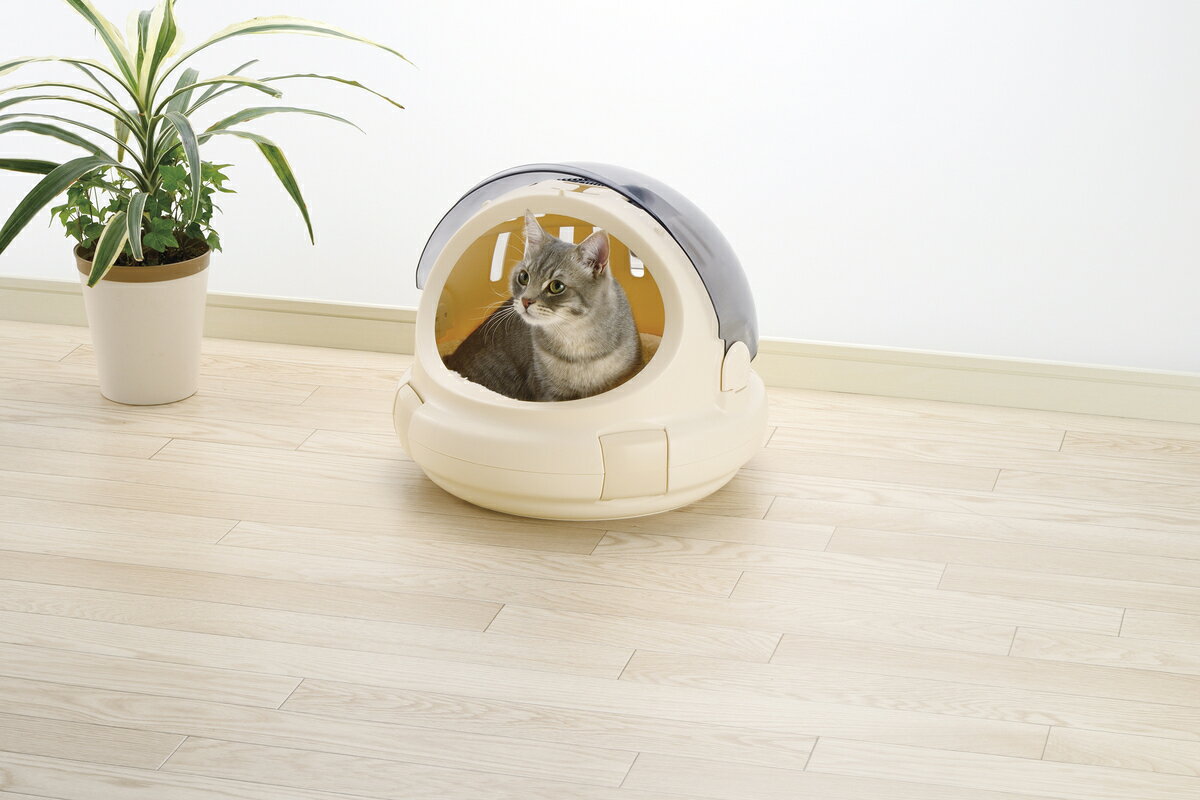 リッチェル コロル おでかけネコベッド ベージュ 猫用 Mサイズ