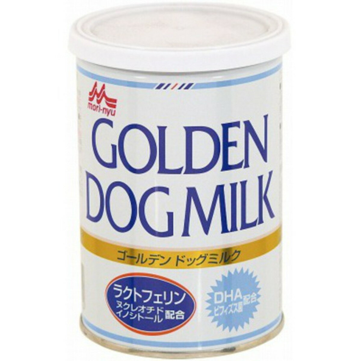 　森乳サンワールド ワンラックゴールデンドッグミルク[仔犬] 犬用 130g×24入幼犬用の総合栄養食、犬の母乳にかぎりなく近づけたミルクです。乳糖を調整してあり、おなかに優しいミルクです。感染防御作用や多くの有益な作用のあるラクトフェリン、DNAの構成単位で種々の機能性を有するヌクレオチド（核酸）を配合しました。脳の発達に必要なDHA、発育の促進に必要なイノシトールを配合しました。ビフィズス菌を配合。またミルクオリゴ糖がビフィズス菌の増殖を促進します。原材料/材質乳たん白質、脱脂粉乳、動物性脂肪、植物性油脂、卵黄粉、レシチン、イノシトール、L-アルギニン、L-シスチン、ラクトフェリン、DHA、ミルクオリゴ糖、ビタミン類、ミネラル類、ヌクレオチド、ビフィズス菌主成分祖蛋白質35%以上粗脂肪34%以上粗繊維0.3%以下粗灰分7.5%以下水分7%以下カロリー552kcal/100g原産国日本