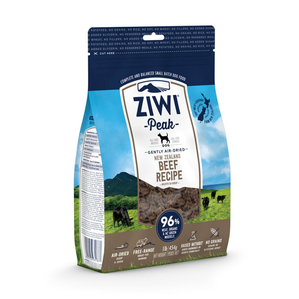 ジウィピーク ZIWI Peak ビーフ レシピ 犬用 454g