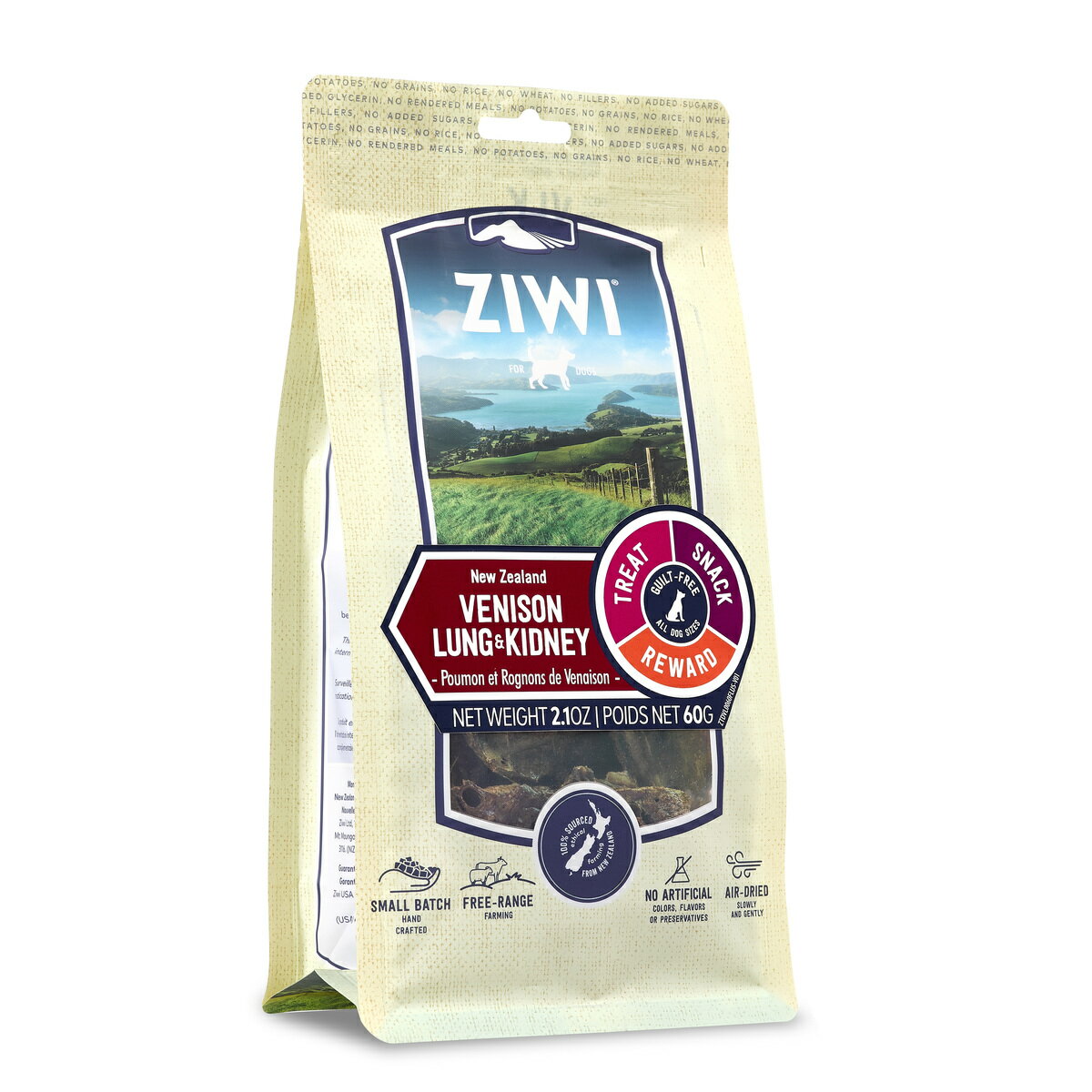 ジウィピーク ZIWI Peak ベニソンラング＆ キドニー 犬用 60g