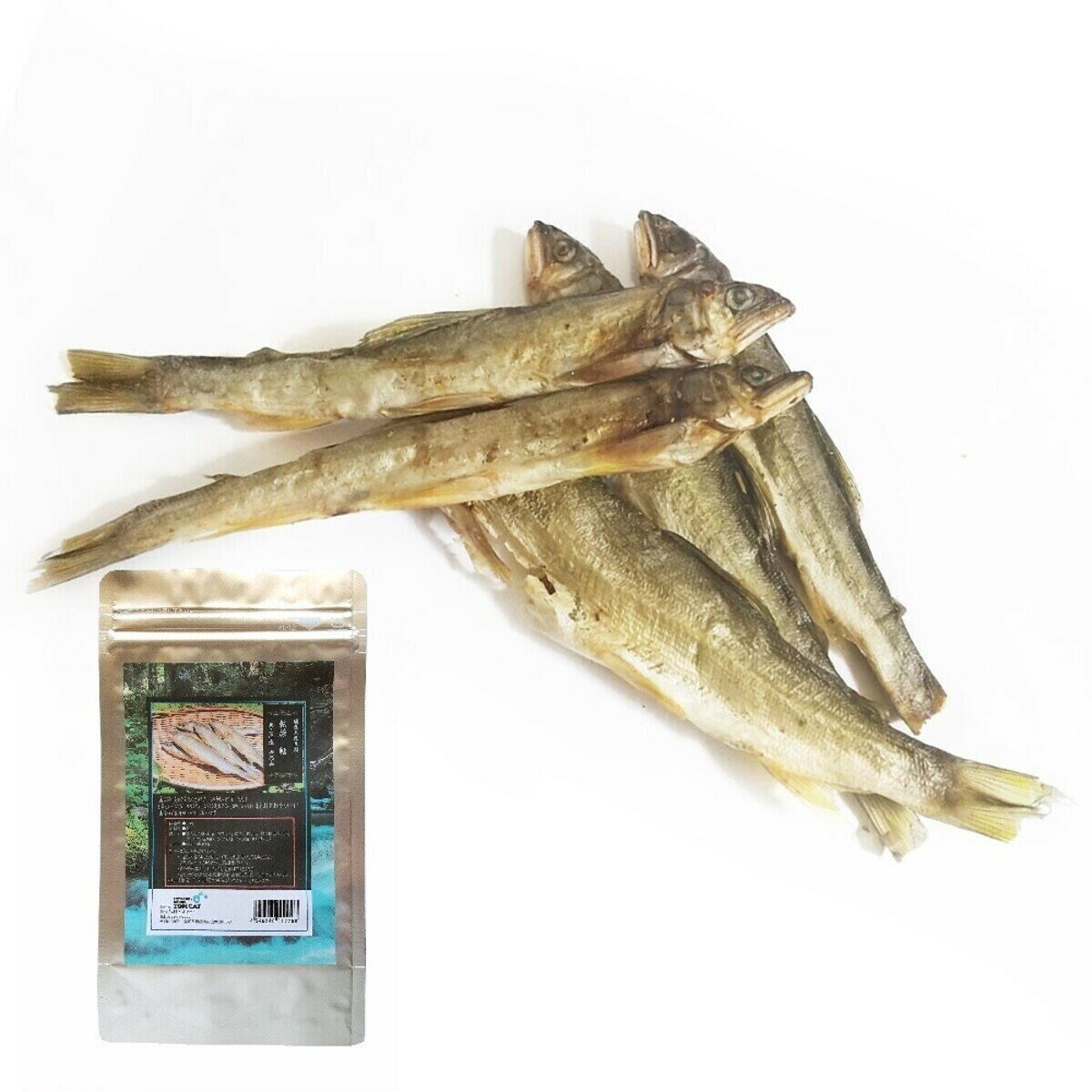 【メール便・配送日時指定不可】 トムキャット 乾燥鮎 犬・猫用 犬・猫おやつ 20g