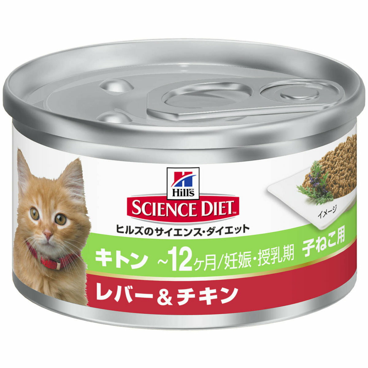 サイエンスダイエット 猫缶 キトン レバー&チキン 子猫用 82g×24入【送料無料】