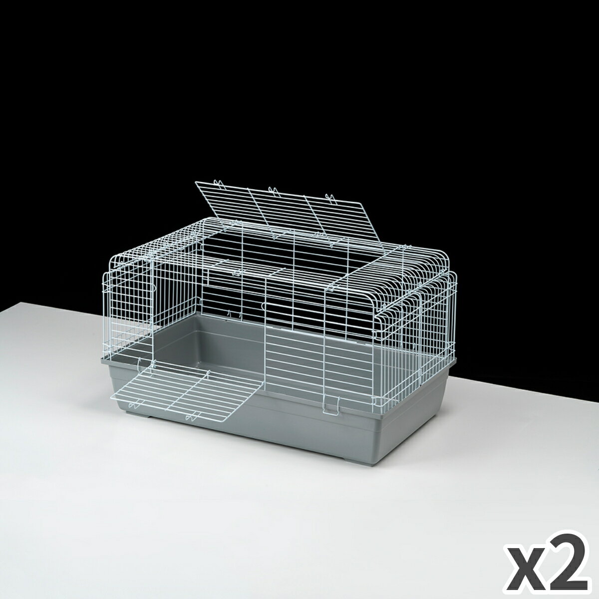 　トムキャット マルチボックス R4 ×2個入【クリアランスセール】上下脱着可能でお手入れが簡単。軽量でシンプルな設計なのでいろいろな使い方ができます。お産箱として使用できます。サイズは4種類！ハウスとしてもキャリー、ケージとしても使用可能...