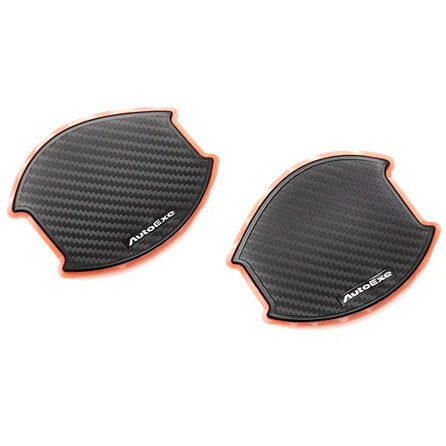 オートエクゼ ドアハンドルプロテクターAタイプ MAZDA2/デミオ DJ/DE系全車 ブラック A001670-20