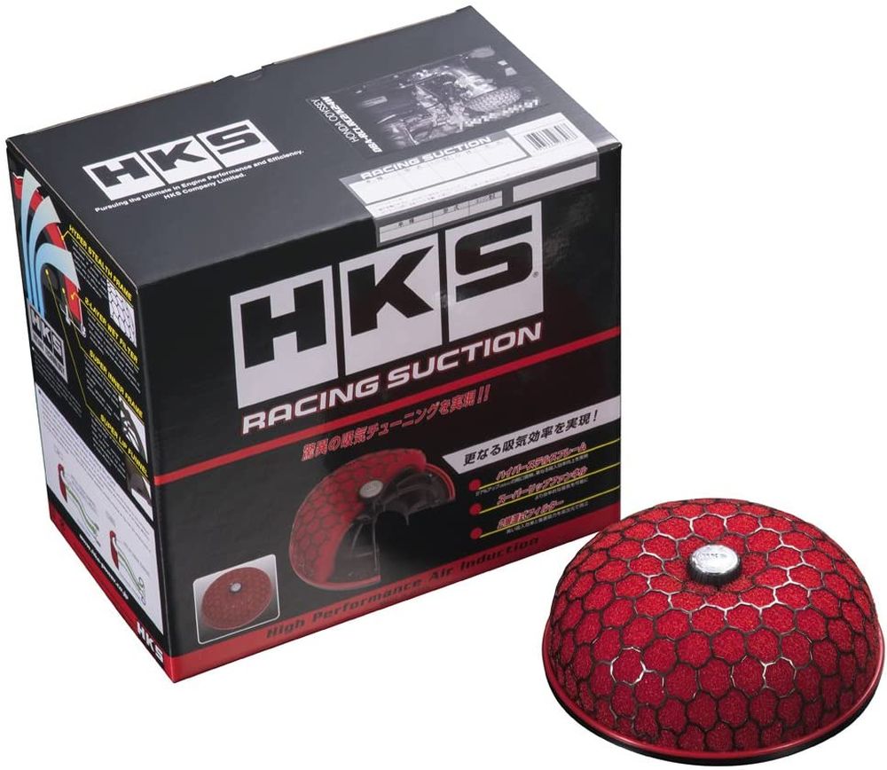 HKS レーシングサクション Φ150-80 x 2/Red GT-R R35 VR38DETT 07/12- 70020-AN110