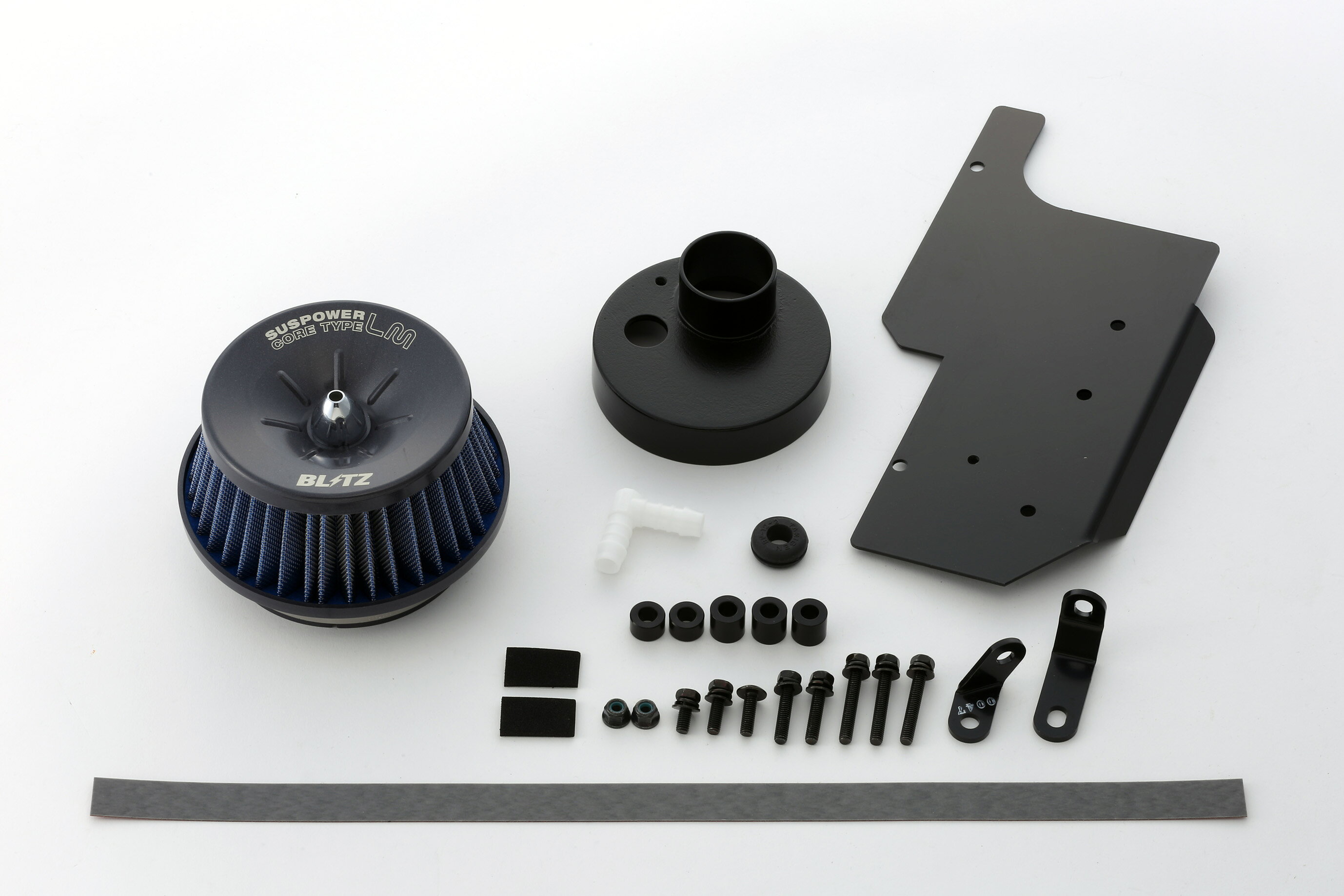 BLITZ SUS POWER CORE TYPE LM BLUE スズキ アルトワークス ALTO WORKS 2015/12- HA36S 56233