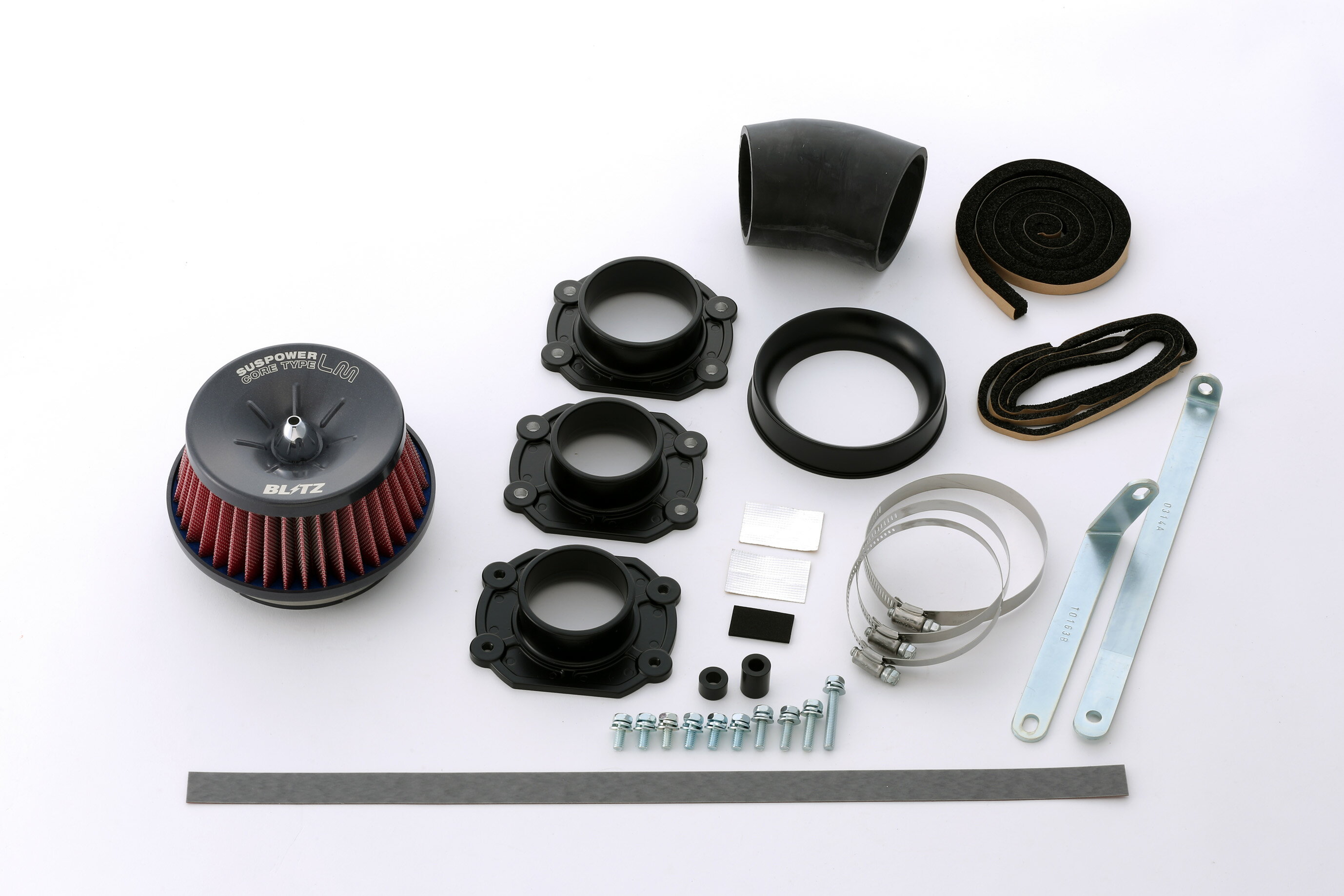 BLITZ SUS POWER CORE TYPE LM RED トヨタ アルファードハイブリッド ALPHARD HYBRID 2015/01- AYH30W 59228