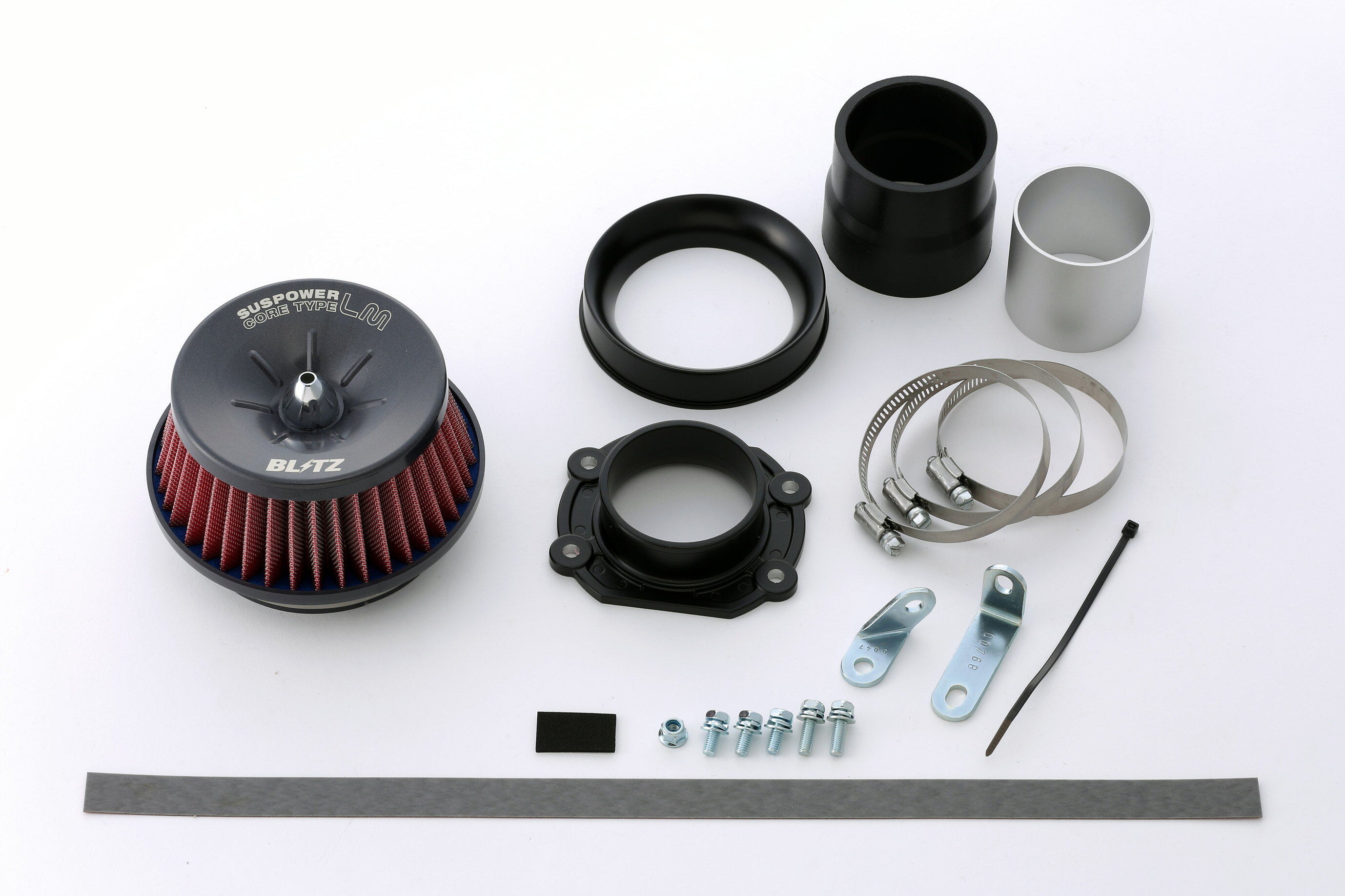 樂天商城 - BLITZ SUS POWER CORE TYPE LM RED ニッサン スカイライン SKYLINE 2014/06- ZV37 59231