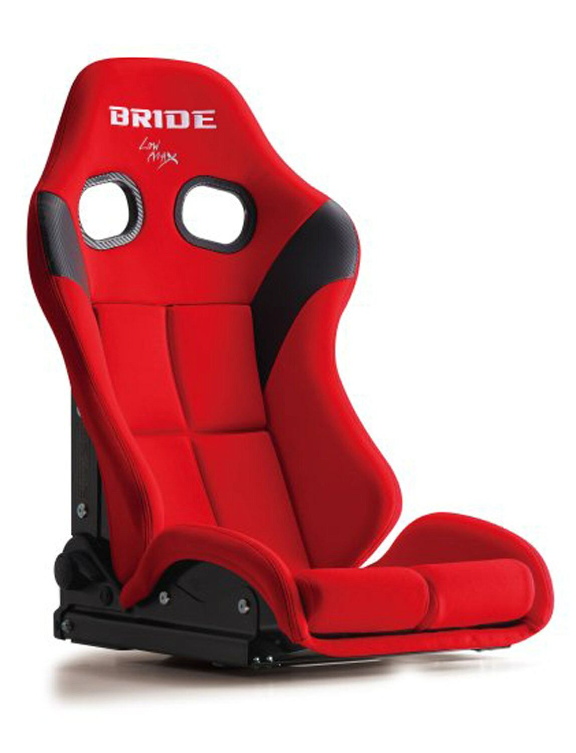 BRIDE ブリッド シート セミバケット STRADIAIII FRP製シルバーシェル レッド ロークッション 汎用 G72BSF