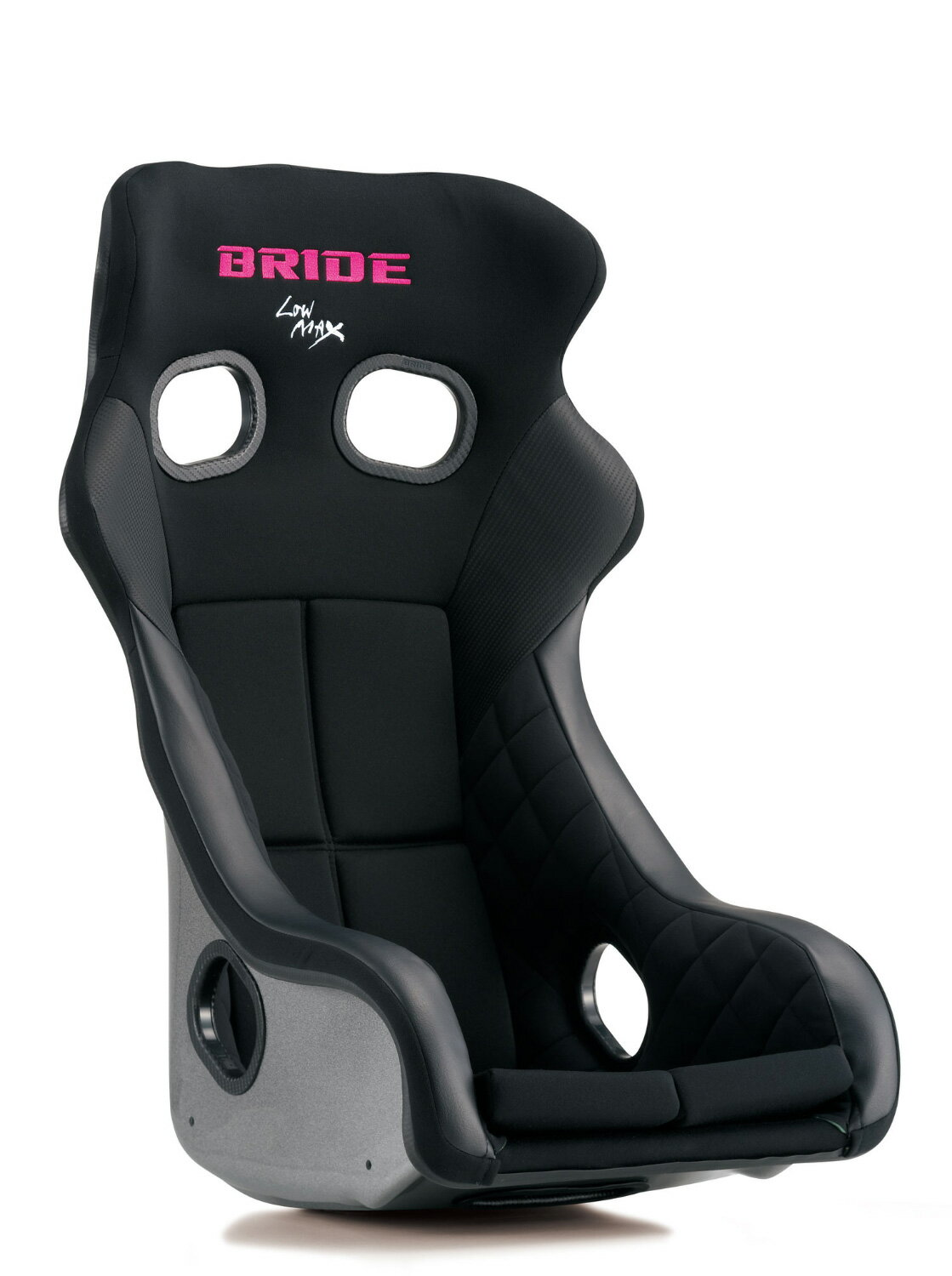 BRIDE ブリッド シート フルバケット XERO CS VERIA FRP製シルバーシェル ブラック(ロゴはピンク) スモールモデル 汎用 H02VSF
