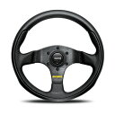 MOMO モモ ステアリング TEAM 300mm ティーム ブラックレザー T-1002